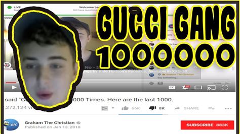 cowbelly gucci gang|I said Gucci Gang 1,000,000 times. Here are the last 1,000..